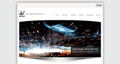 Desktop Screenshot of kailajialloys.com